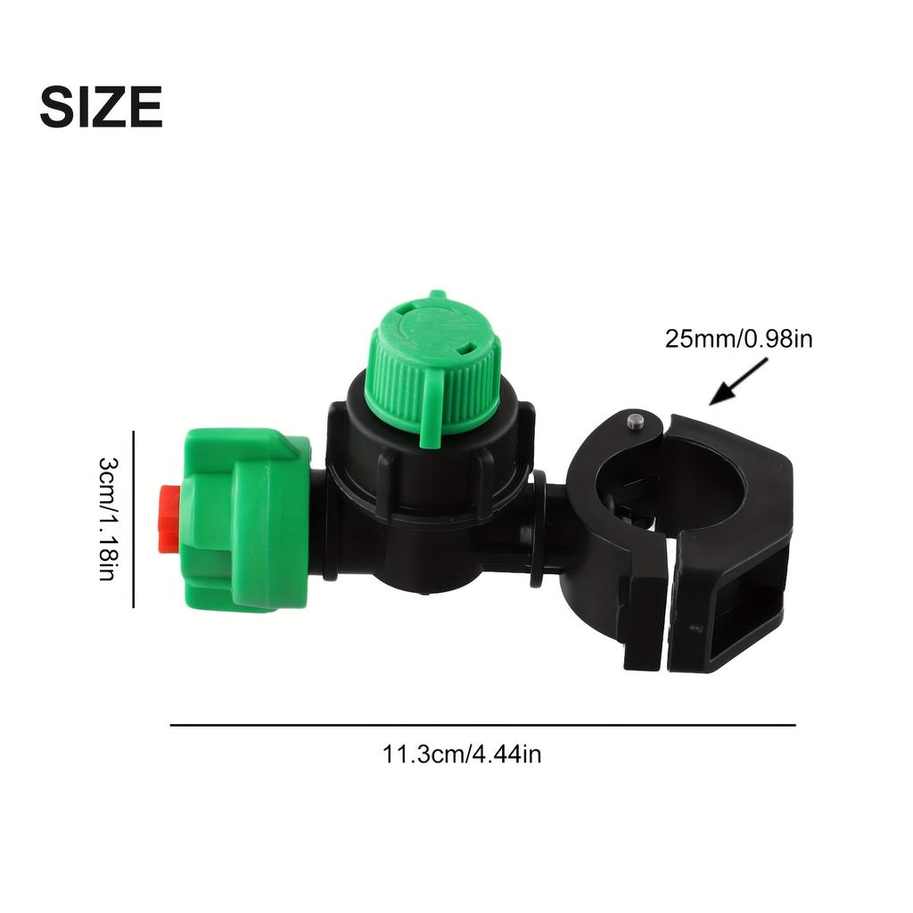 Agricultural Irrigation Nozzle Adjustable Flow Leak-Proof Design Heavy Duty Plastic Sprinkler Head For Farm Garden