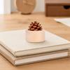 yangyizhi Wood Pinecone Passive Diffuser, Essential Oil Diffuser for Small Spaces, Aromatherapy Home Office Bedroom Car