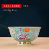 Enamel Color Bone China Rice Bowl Noodle Bowl Single Chinese Palace Style High Scalding Bowl Jingdezhen Tableware