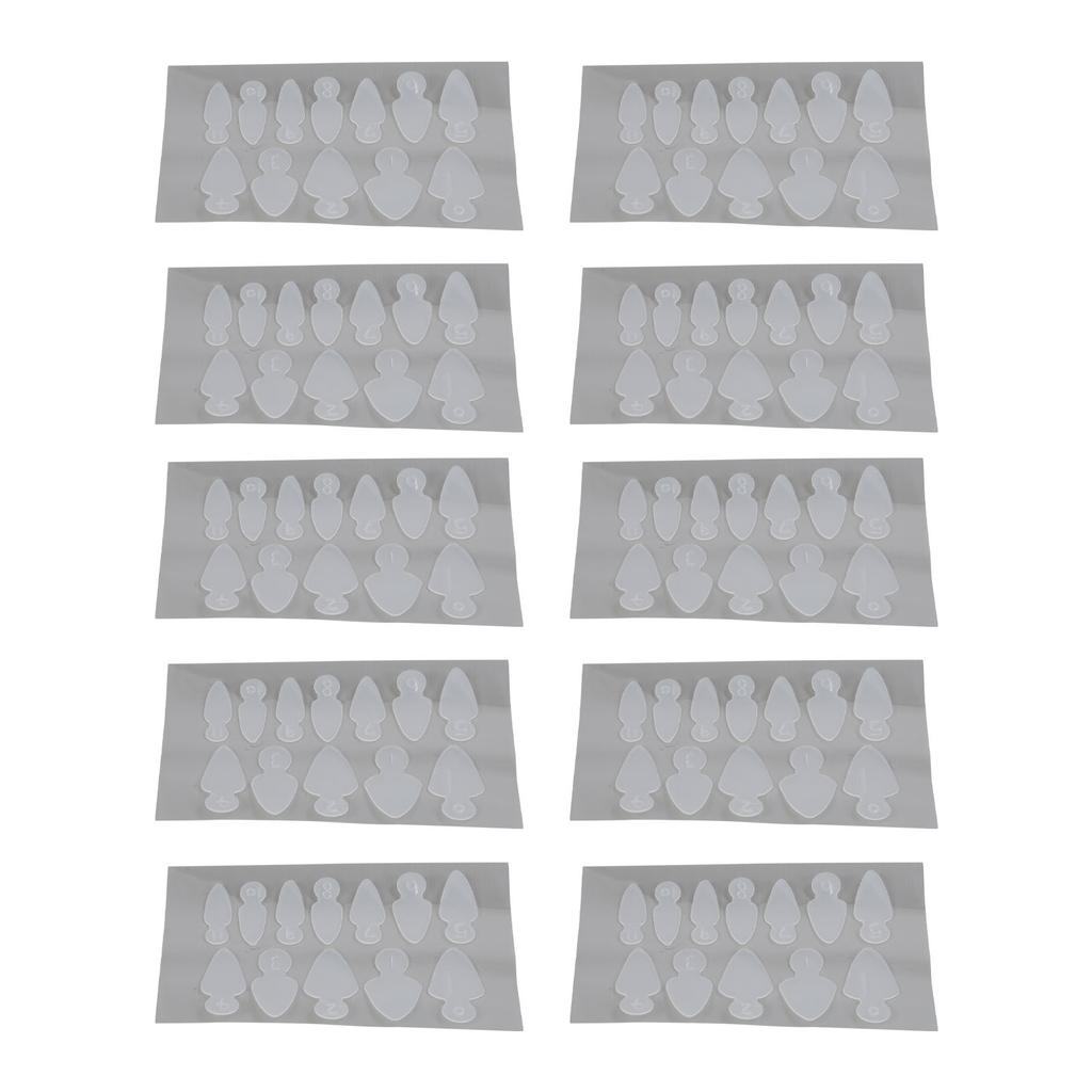 120PCS Dual Nail Form Reusable Dual Mold French Nail Tips Forms Guide Extension Manicure