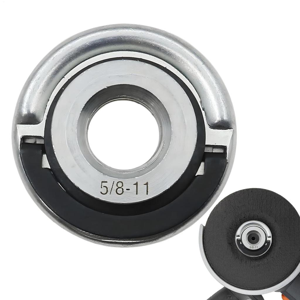 Schnellwechsel-Flanschmutter M10/M14/ 5/8-11 Schwere Sicherungsmutter für Winkelschleifer, Sichere Scheibenklemmung, Metall- & Holzbearbeitungswerkzeug