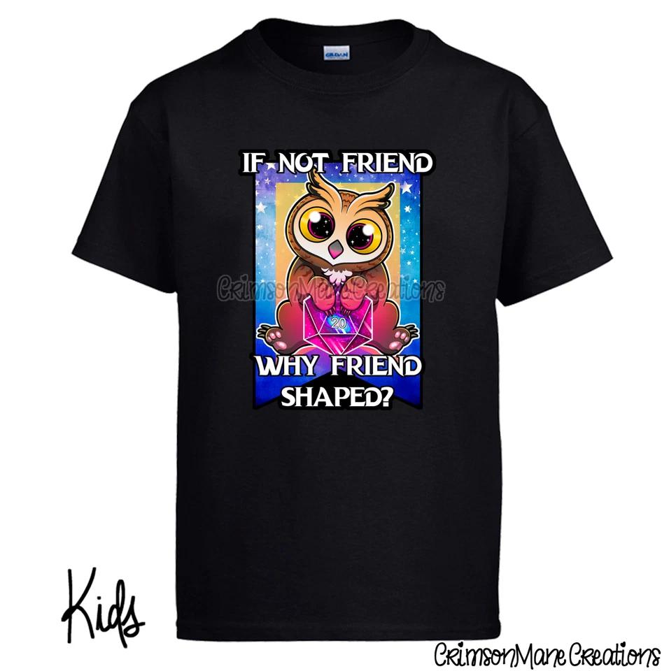 Owlbear kids boys T-Shirt - DnD RPG Fantasy Gameplay Tabletop d20 Dice - Kids Ladies Mens 120