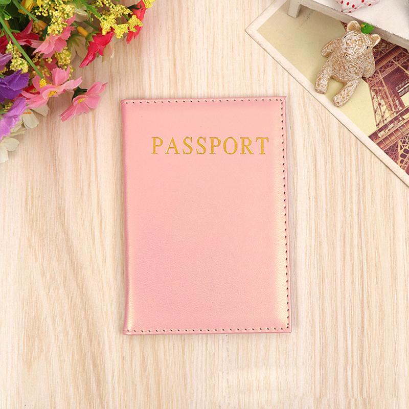 Universal Fashion Passport Holder Pu Leather Travel Id Credit Card Passport Cover Travel Wallet