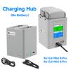 Zweiwege-Digitalanzeige Ladehub Akku Intelligentes Ladegerät für DJI Mini 4 Pro/Mini 3 Pro Ladebutler Powerbank Drohne