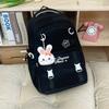 Schoolbag Japanese ins Large Capacity Backpack Junior High School Student School Bag Sweet and Cute Cartoon Korean Version Casual Women's Backpack
