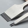 Chisel en Cuir Affûté de Haute Qualité Style Français Fer à Surpiquer Acier à Outils Outil de Perforation du Cuir Poli-3,85 Mm