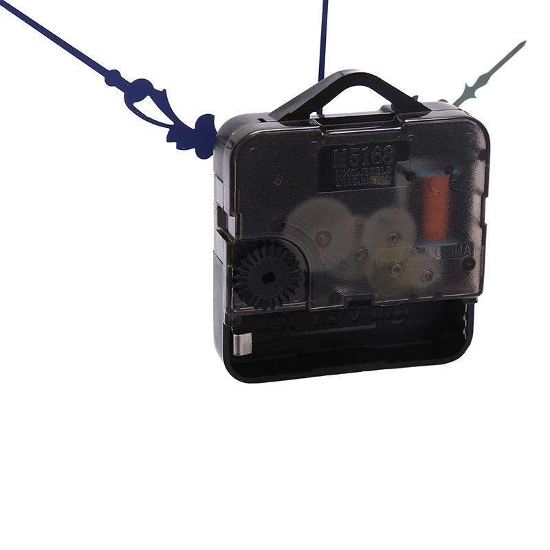 Quartz Clock Movement Mechanism Hands Wall Repair Tool Parts Silent Kit Set Diy