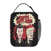 Beavis-and-Butthead Horror Rudey Insulated Lunch Bags High Capacity Lunch Container Cooler Bag Tote Lunch Box Office Outdoor