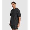Gymshark Running Graphic T shirT Black A7a2k Bb2j