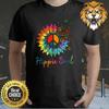 Peace Sign Hippie Soul Retro Hippie Flower Lovers T-Shirt S-3XL