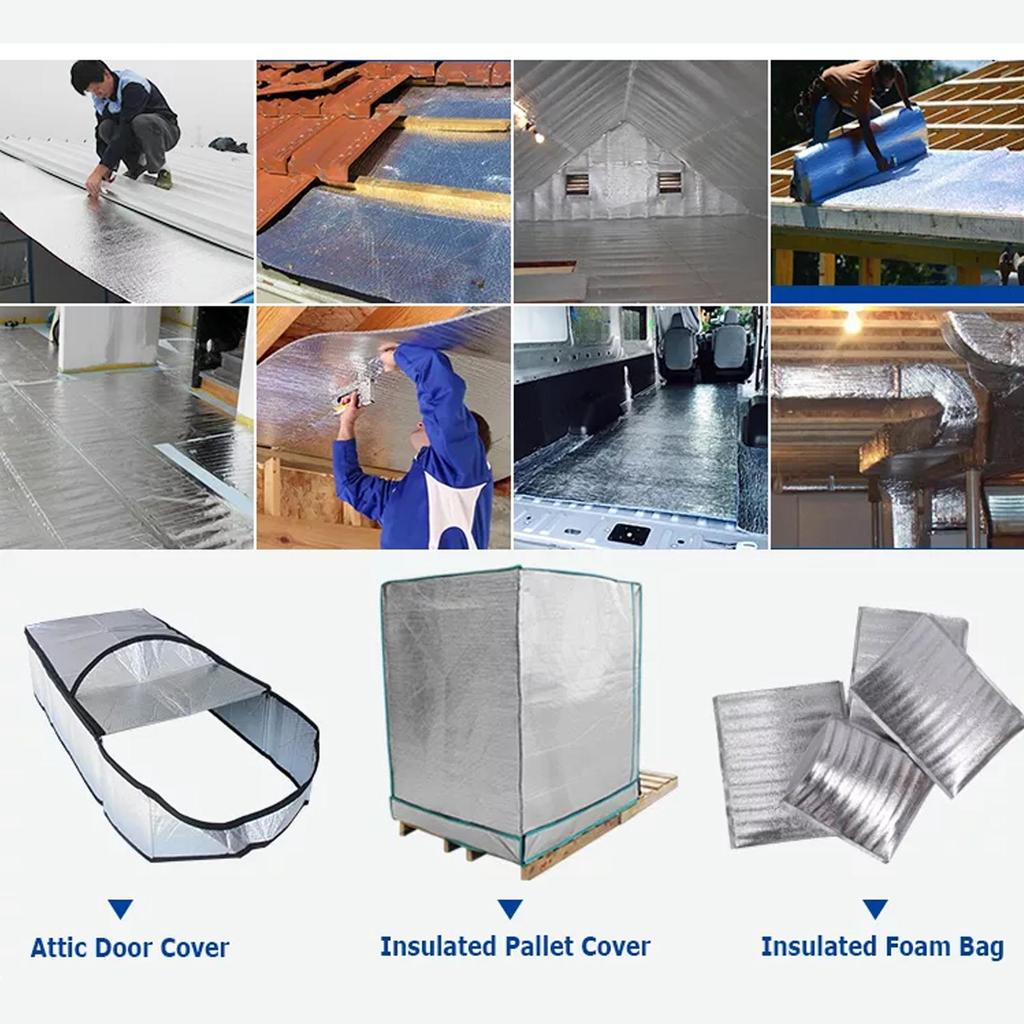 Radiator Reflective Film Wall Thermal Insulation Reflective Film Aluminum Foil Thermal Insulation Film PET Aluminized Film