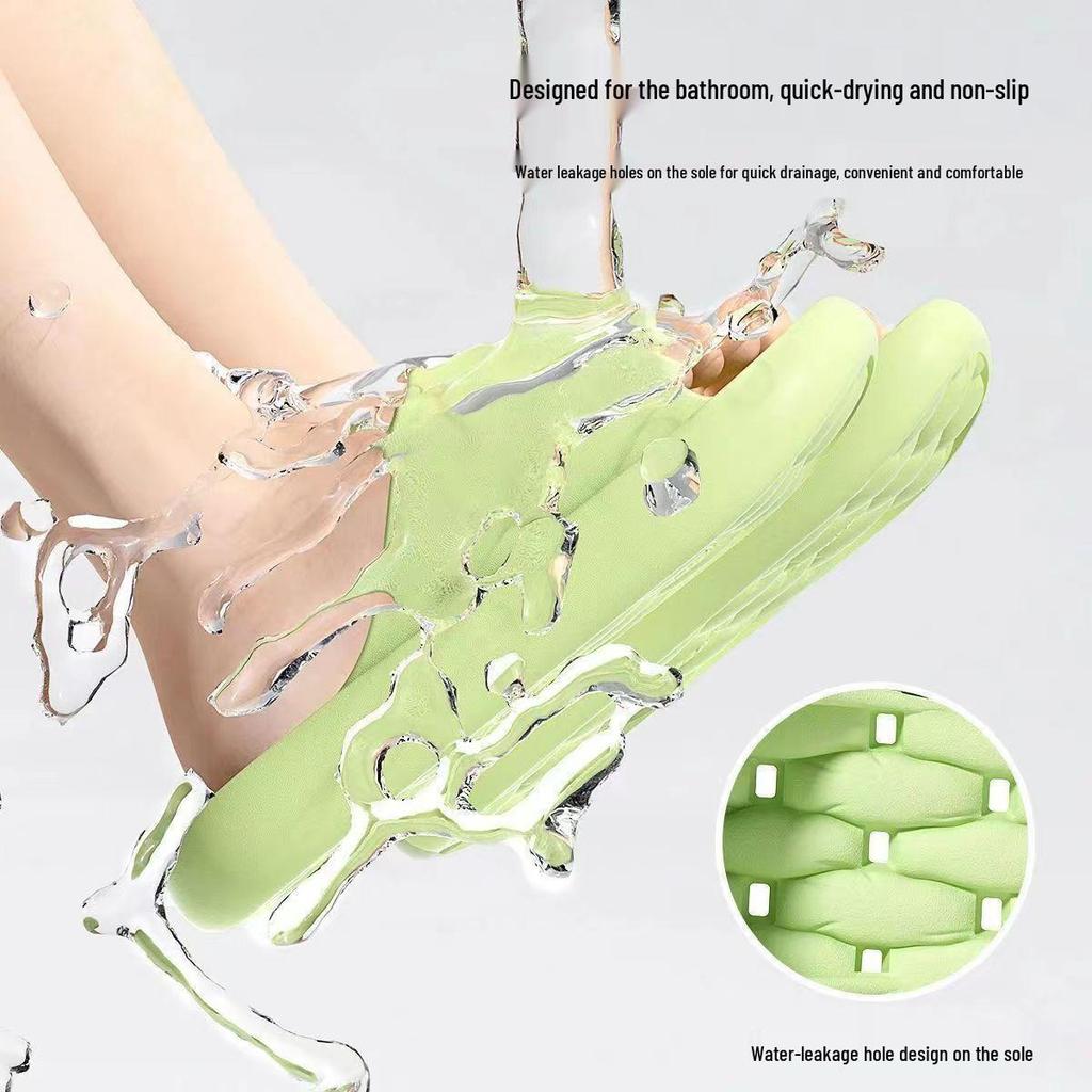 High-End Waterproof Non-Slip EVA Bathroom Slippers for Men & Women