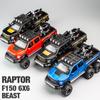 1/28 Ford Raptor F150 Alloy Car Model Diecast Toy Metal Modified Off-Road Vehicles Car Model Sound Light Collection Kids Gifts