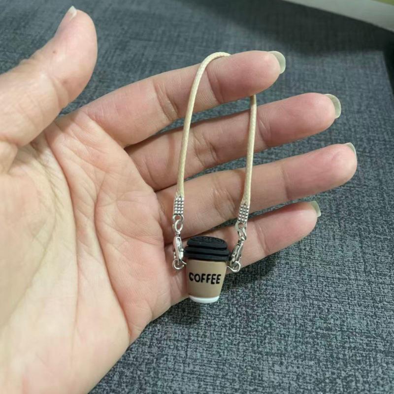 

Mini Dollhouse Resin Coffee Cup Pendant DIY Accessories Figure Ornament