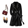 High-quality trench coat women's new spring and autumn medium and long early spring thin coat trendy women's clothing