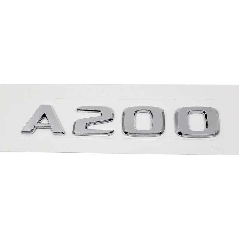 ABS Car Letter Rear Stickers Trunk Badge Emblem Decal for Mercedes Benz A63 A200 A220 A250 A260 A Class W168 W169 W176 AN1
