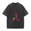T-shirt Manga Tengen Toppa Gurren-Lagann Stampa Kamina T-shirt Uomo Unisex Abbigliamento T-shirt Lavata Vintage Top Oversize