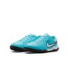 Nike Slip Resistant Cushioning Abrasion Resistant Low Top Soccer Shoes Sky Blue Kids' Sneakers DV4351-401