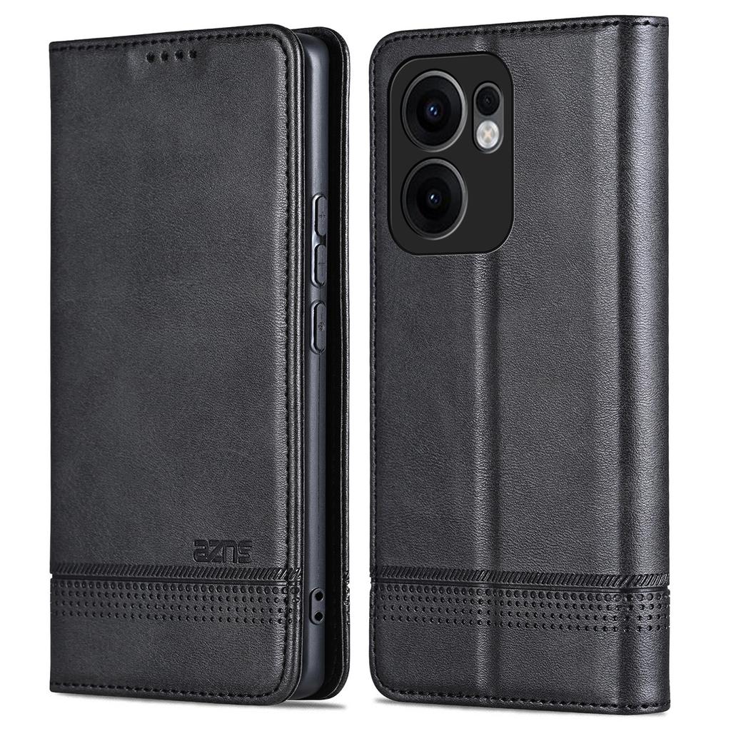 AZNS For Oppo Reno13 F 5G Case Cowhide Texture PU Leather Wallet Phone Cover