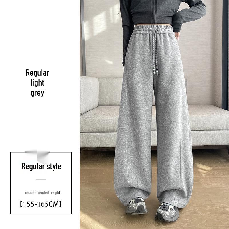 

2026 Spring Mudong Cotton Fashion Wide-Leg High-Waist Floor-Length Casual Pants 2XL
