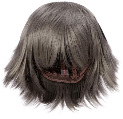 Janet Rockin' Base Gunmetal Cosplay Wig, Heat-Resistant with Net, Perfect for Parties and Costumes, Women's JN-7014-22, Free Size, Made In Japan