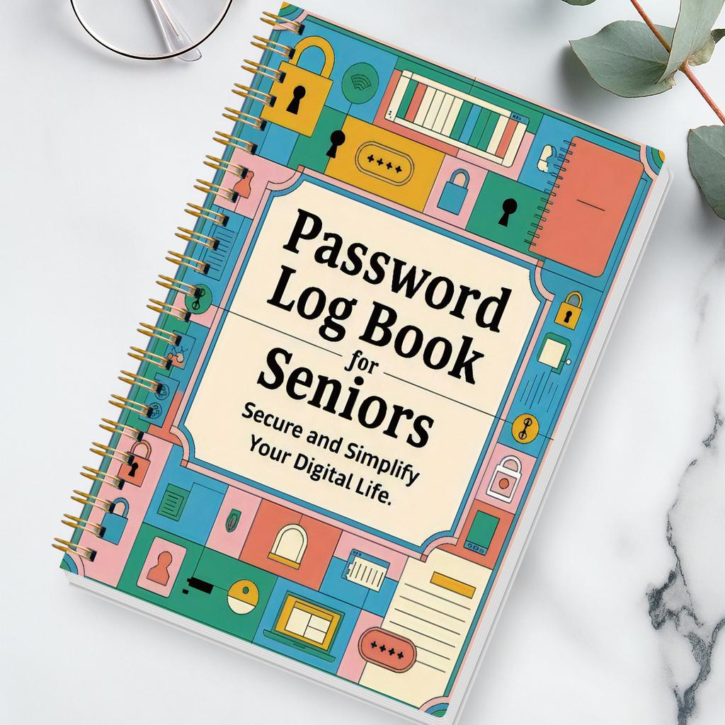 A5 Password Book,Internet Account and Website Login Organizer,Notes Section, Perfect Password Journal for Managing Cybersecurity