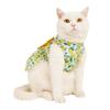 Zvířecí šaty s mašličkou Dekor Dress-up Pullover Vysoká elasticita Prodyšný Citronový potisk Štěně bez rukávů