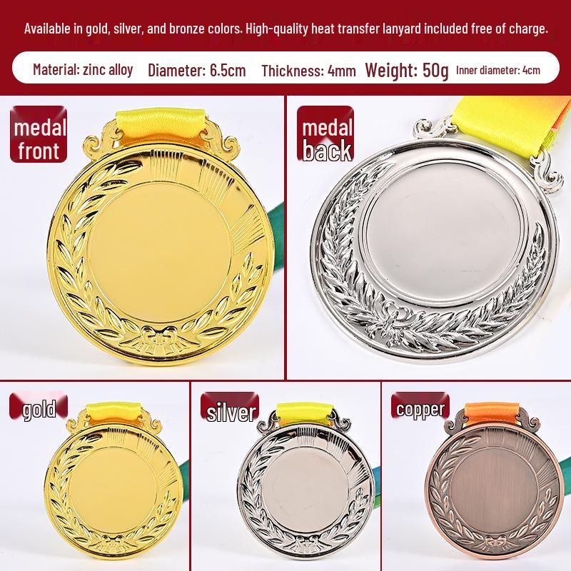 Custom Engraved Blank Medals for Student and Children s Sports Events