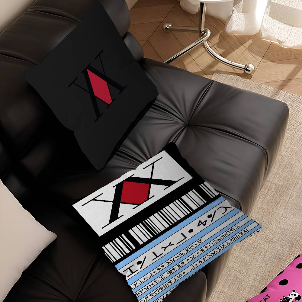 Anime Hisoka Hunter X Hunters Pillow Cover Sofa Cushion Cover Home Room Decoration Children Gift