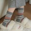 Wool Socks Children'S Medium Tube Socks Season Thickened Warm Stacking Socks Literary And Retro Korean Stockings