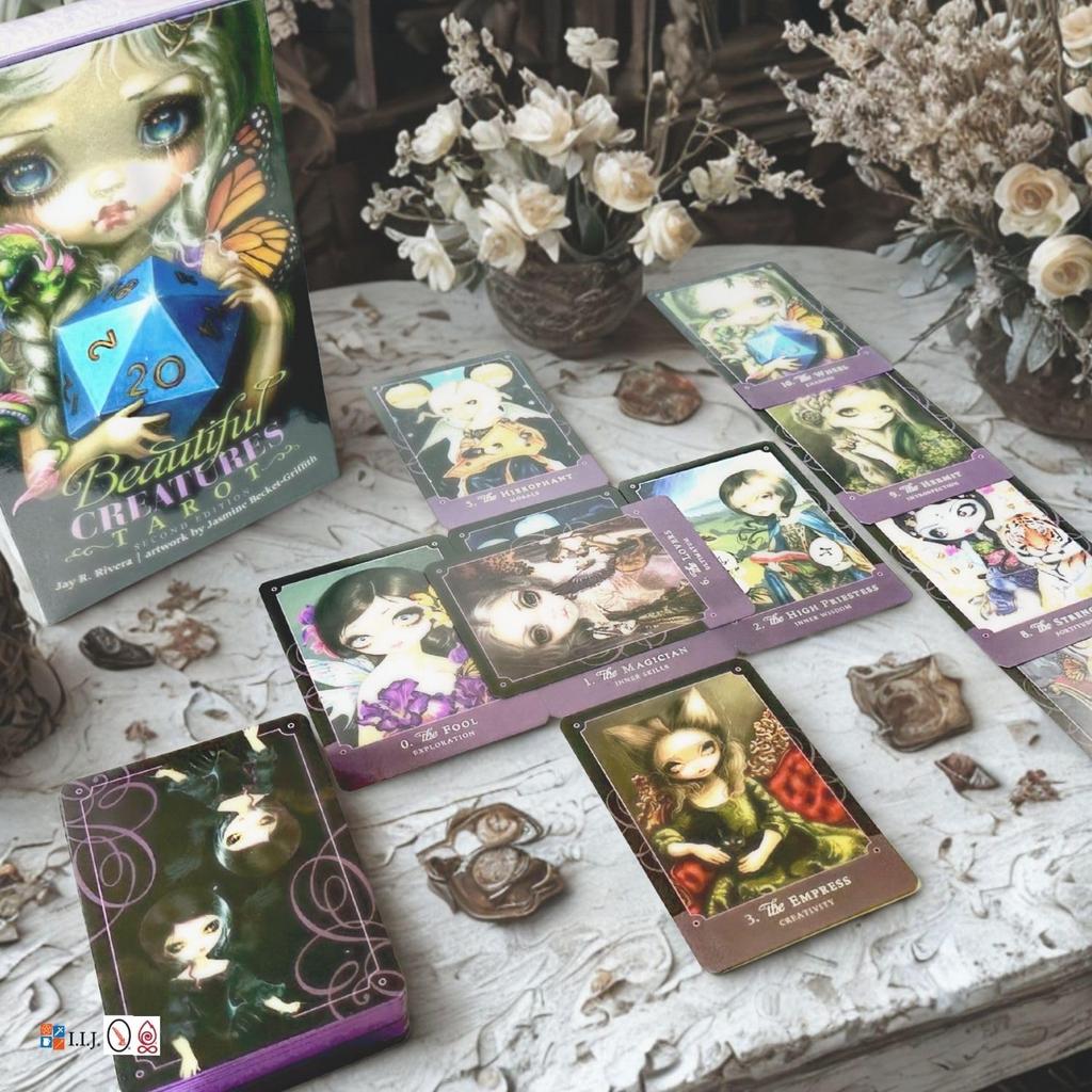 Beautiful Creatures 2nd Waite Tarot Japanese Instruction Manual Authentic I.I.J. Tarot, Edition, Edition, Reading, Included,