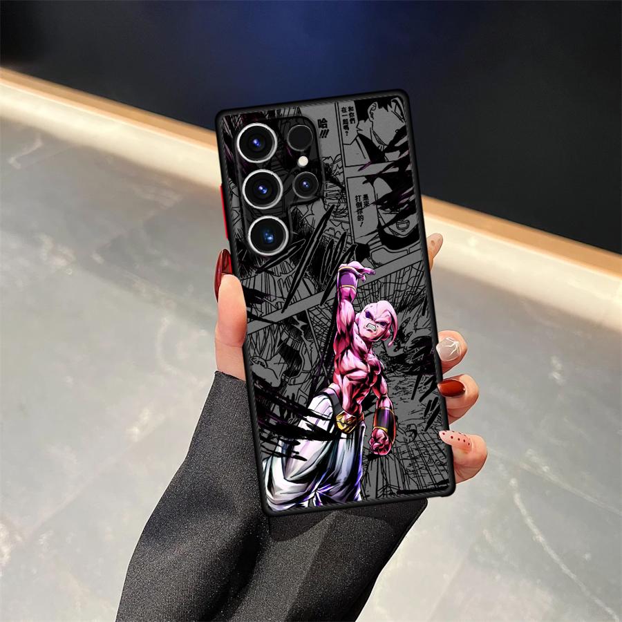 

Крутой чехол Dragon Ball Majin Buu для Samsung Galaxy S21 S23 Ultra S9 S24 FE S22 Plus S25 Edge S10 S20 Задняя крышка телефона Galaxy S20+
