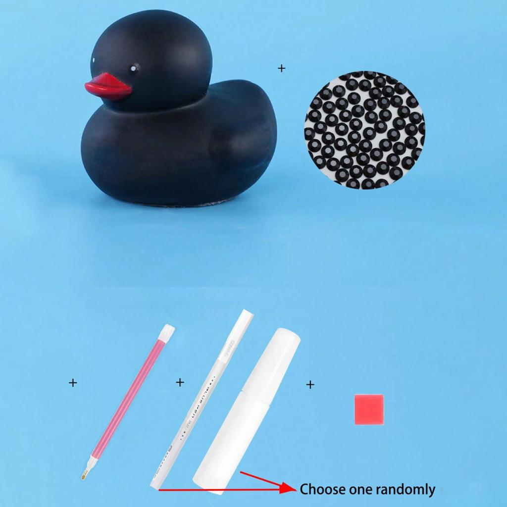 DIY Diamond Tool Duck, Fun Multi-color Handicrafts, Glue Pens, Handmade Decorations