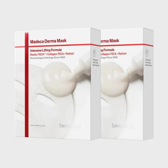 Centellian24 Madeca Derma Mask Intensive Lifting Formula 2 Boxes (Total 20 Sheets) Anti-aging Mask Pack