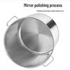 SIFAR Stainless Steel Commercial Stock Pot with Lid