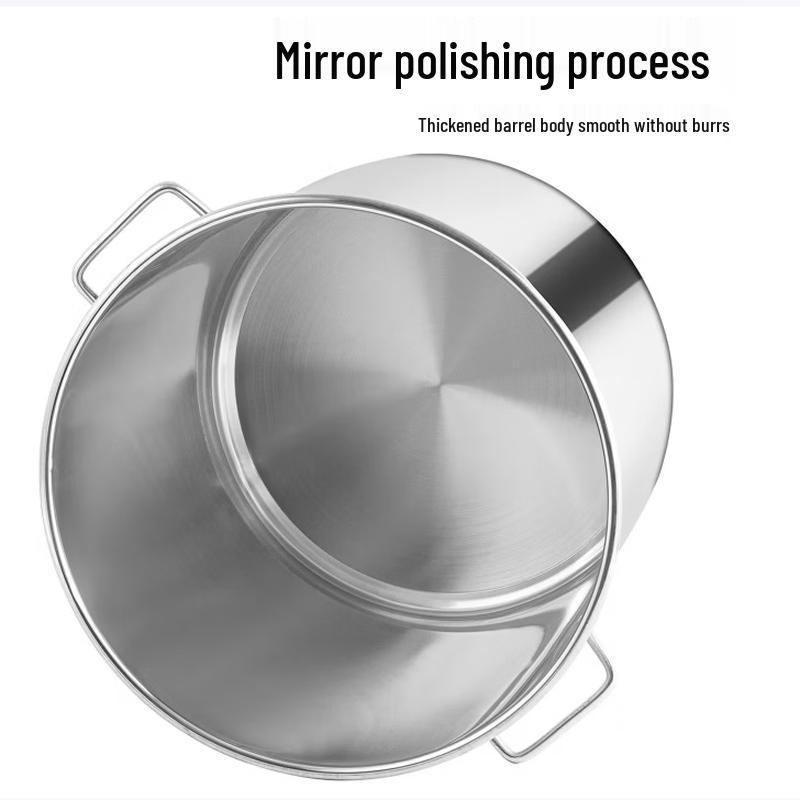 SIFAR Stainless Steel Commercial Stock Pot with Lid