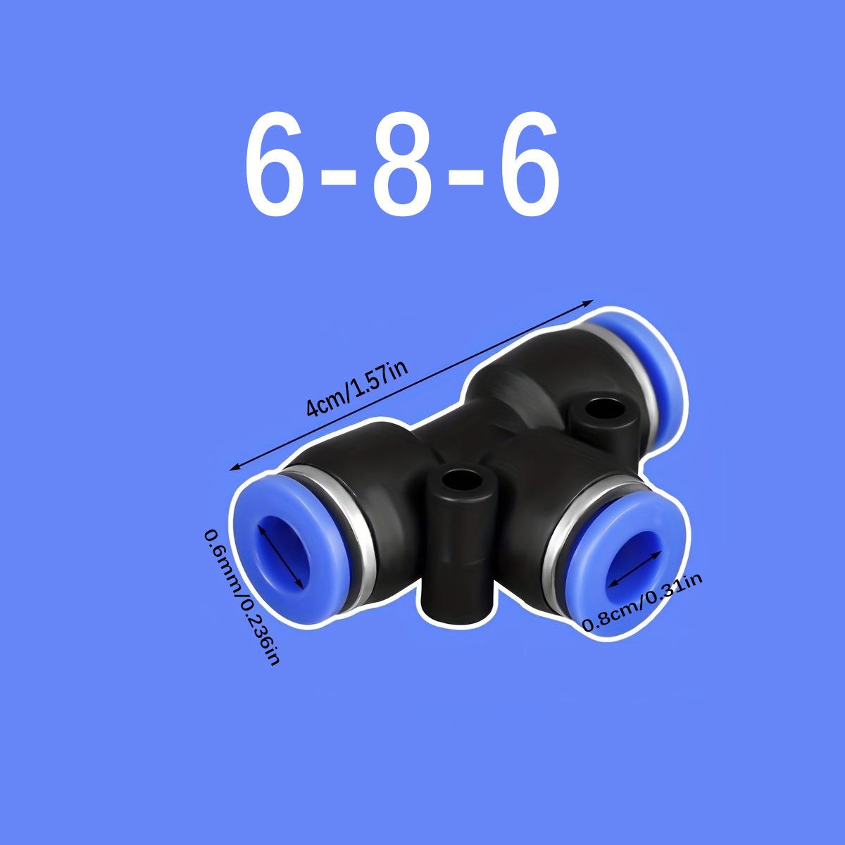 

Пневматический фитинг Фитинг для соединения трубок Воздушный Быстроразъемный для водяной трубы Вставной Шланговый Быстроразъемный Наружный диаметр 4 мм 6 мм 8 мм 10 мм 12 мм Различные типы