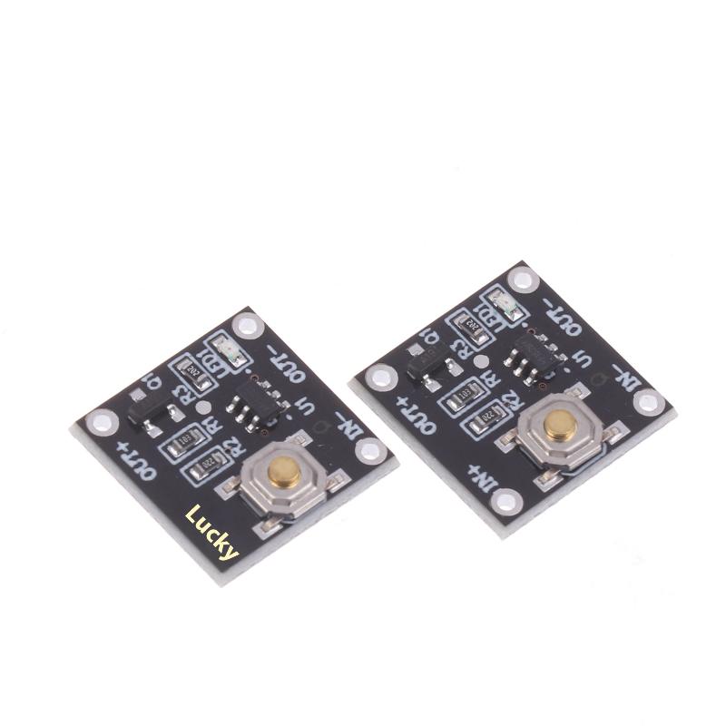 Single Bond Button Bistable Switch Board Module 2.2-5V Continuous Load 2A Low Power Micro One Key Switch 0.5Ua