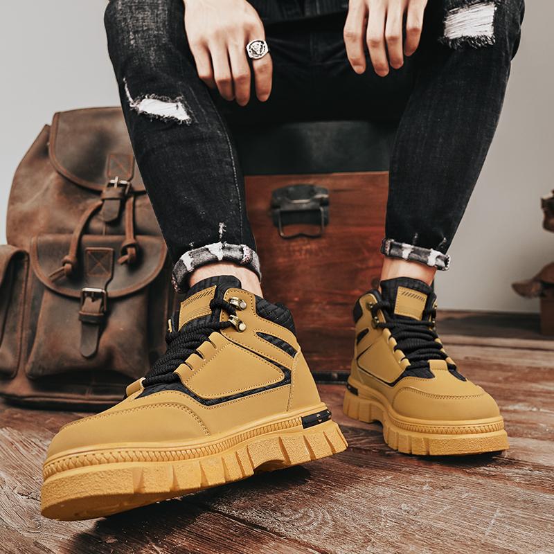 Fashion CYYTL Mens Boots Casual Shoes Cowboy Combat Tactical Motorcycle Chelsea Ankle Work Winter Leather Outdoor Hiking Designer Luxury