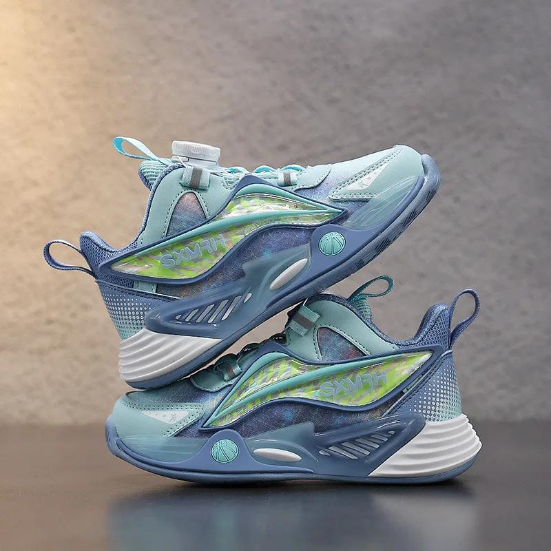 New Children's Non Slip Leather Sports Shoes Boys' Breathable Running Shoes,mMedium and Large Children's Casual Sports Shoes