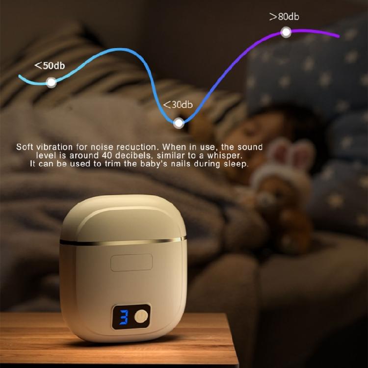 Electric Nail Grinder Featuring Built in Light Quiet Design Rechargeable Automatic for Comfortable Manicure