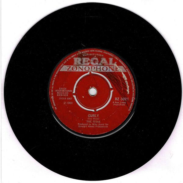 

7inch Record MOVE Curly RZ3021 Regal Zonophone 1969 UK Rock Used