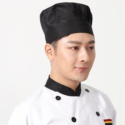 Kuchařský klobouk Unisex Kuchyně Čepice Hotelová Restaurace Kuchařská čepice Skládaný design Jednobarevný Číšník Pracovní čepice Čepice na houby