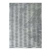 Living Room Rug with Relief Horizontal Pattern Grey 120x170