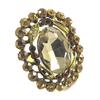 Les Trésors De Lily [N9298] - Golden Amber 'Sissi' Designer Ring