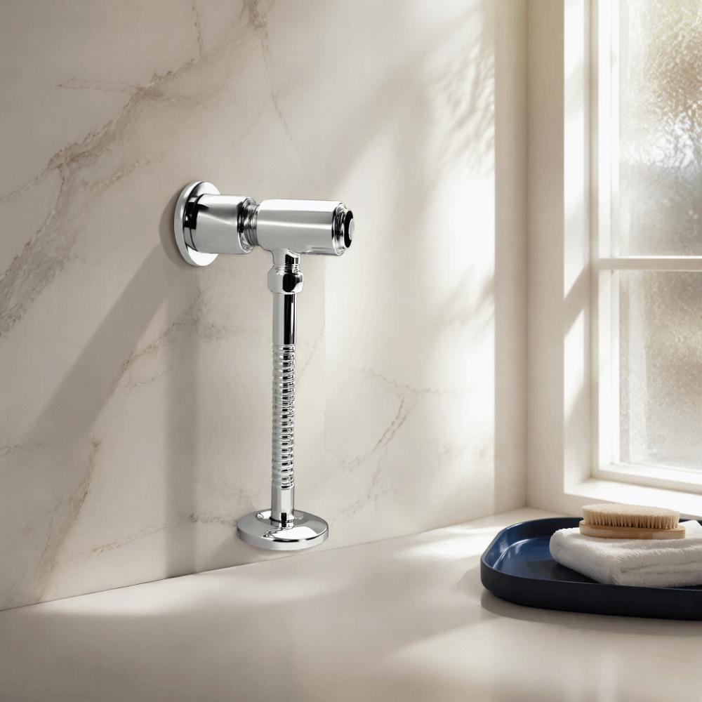 Pressing Type Urinal Flush Valve Copper Material Diaphragm Flush Valve For Home Use