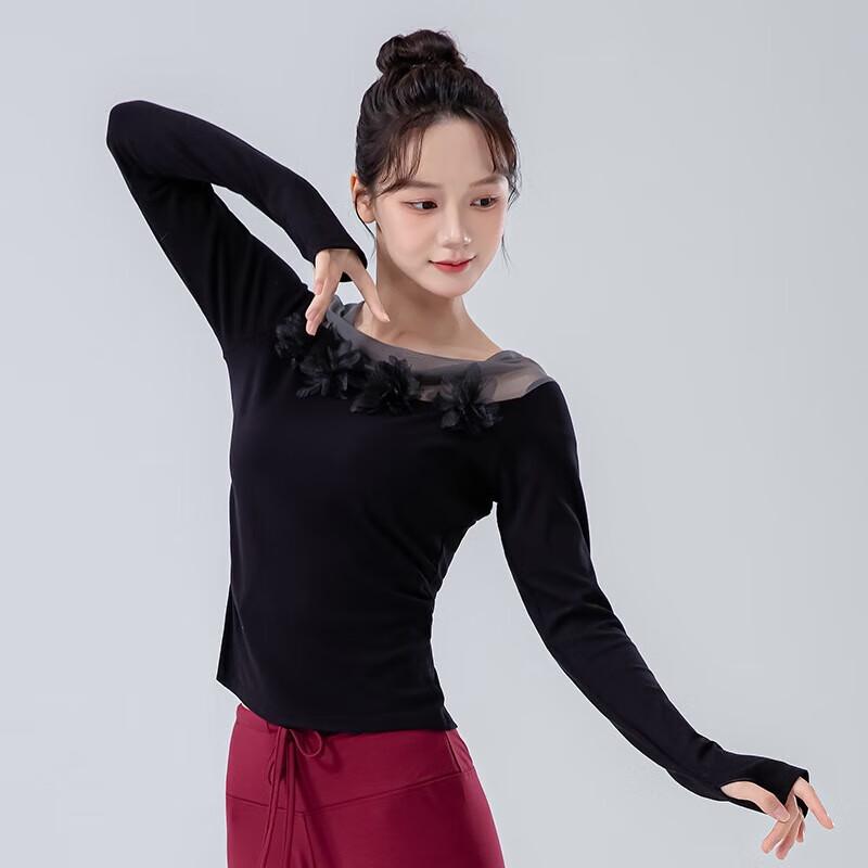 

WEZHO Women s French Lace Floral Dance T-shirt