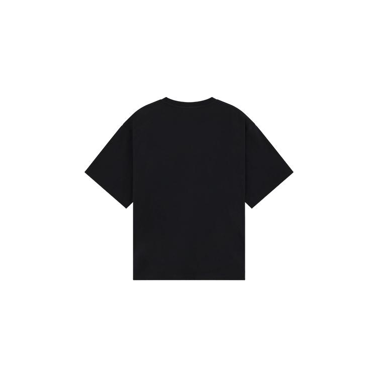 We11done Fw26 Front Pocket Graffiti Bear Short Sleeve T-Shirt Unisex T-Shirt WD-TT2-26-791-U-BK