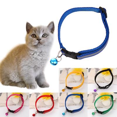 1PC Reflective Bell Dog Cat Pet Collar Kitten Chihuahua Adjustable Small Dog Collar Pet Product