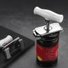 Stainless Steel Jar Opener with Can Lid Remover T-Handle Multi-Function Bottle for Kitchen Ergonomic Rust-Proof Essential